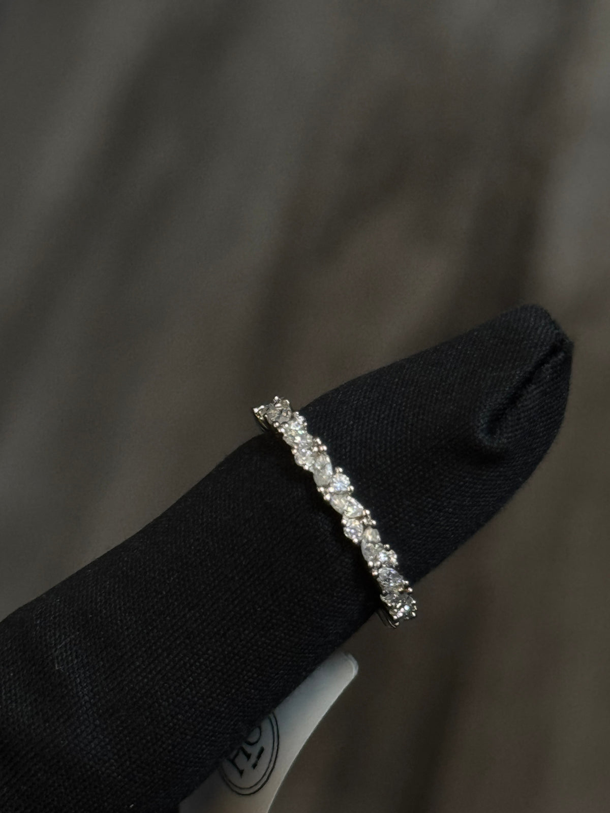 1.0CTW “Leaf Litt” Marquise Solitaire Eternity Stacker