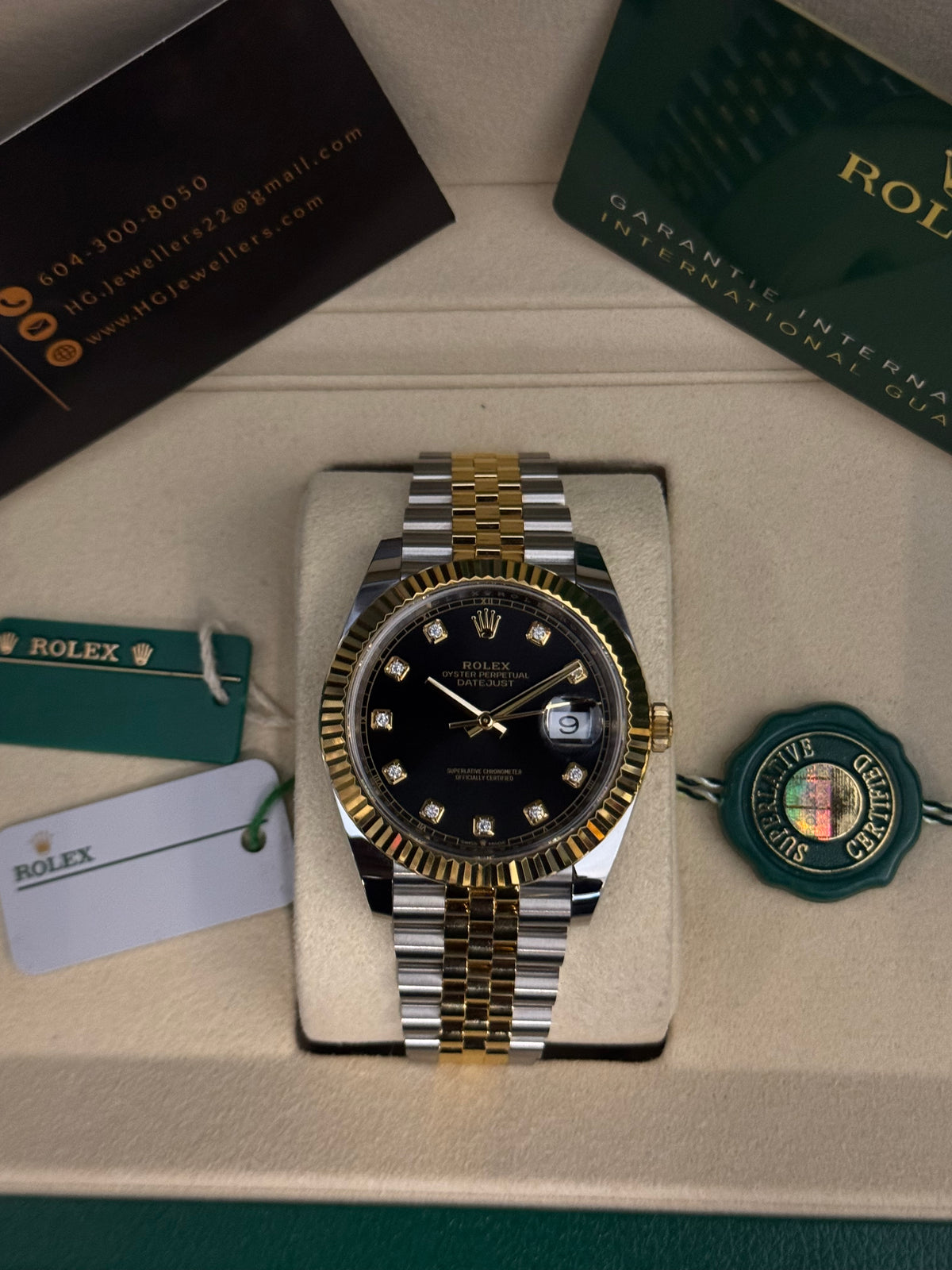 2026 126333 “Diamond dot BLK” 41mm
