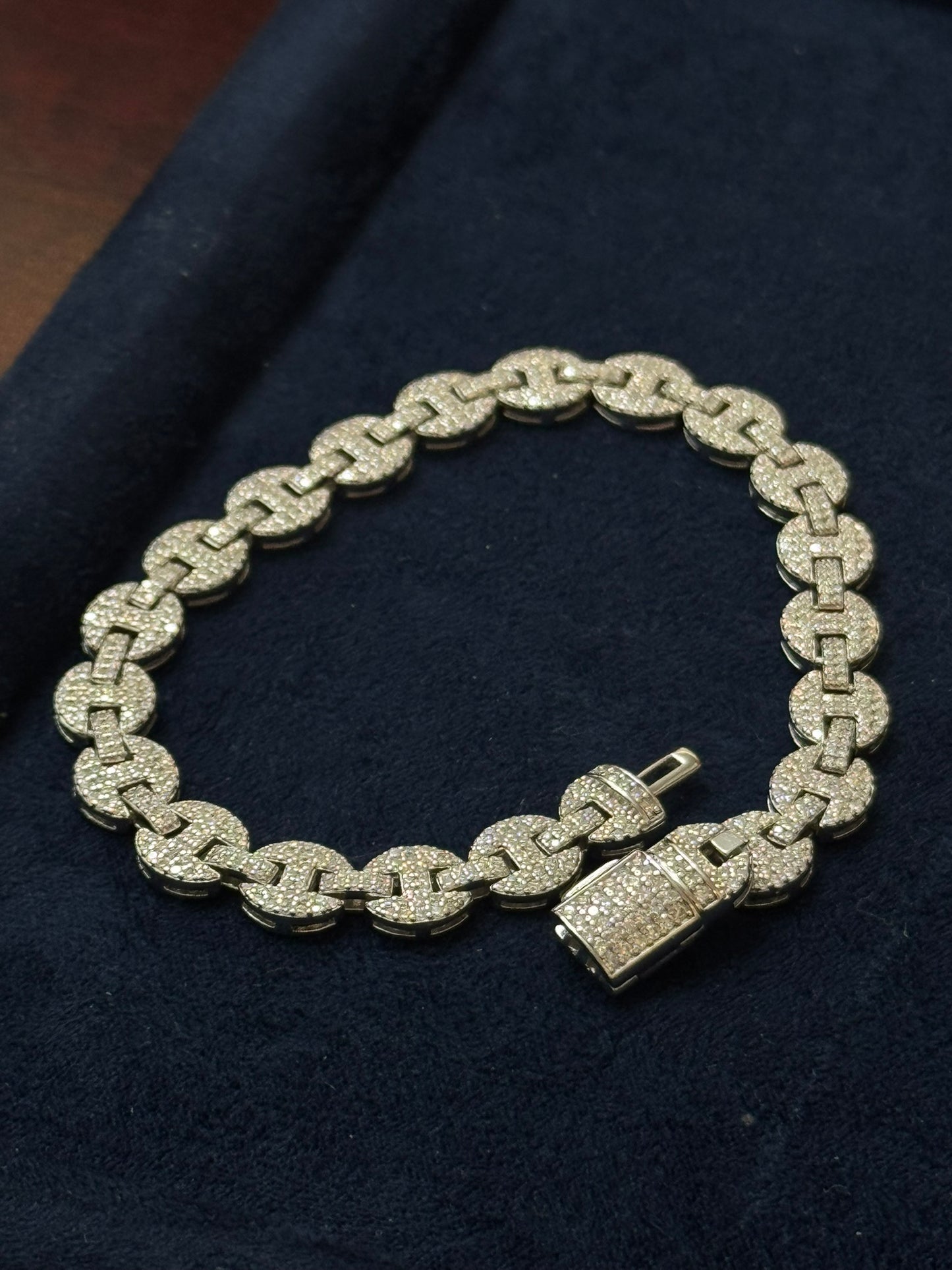 14CTW Gucci Link Bracelet 8mm