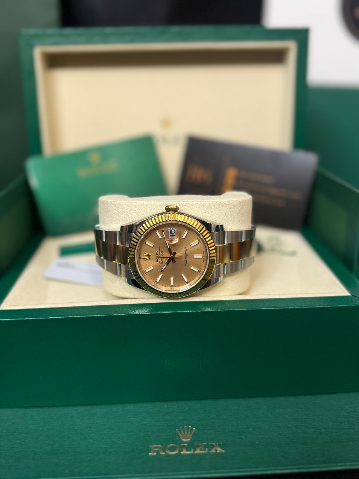 2025 126333 “Champagne ” Oyster Fluted 41mm