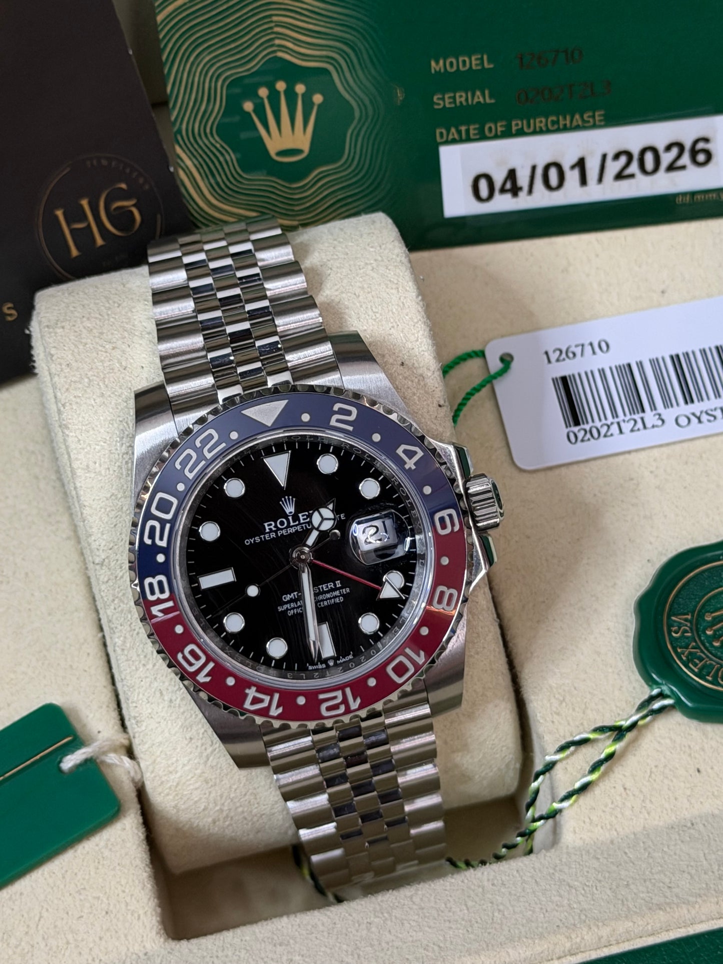 2026 126710BLNO “PEPSI” 40mm