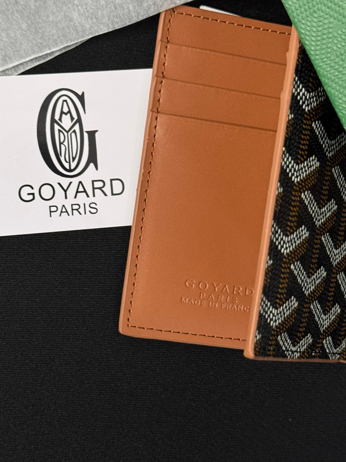 Saint-Pierre Bifold Wallet Black/Tan