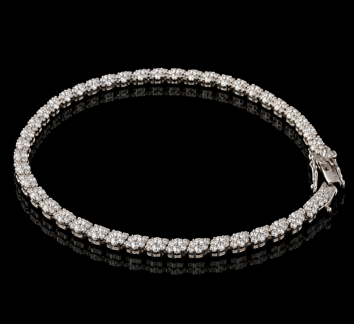 2.5CTW “Marquise Pave” Tennis Bracelet