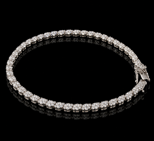 2.5CTW “Marquise Pave” Tennis Bracelet