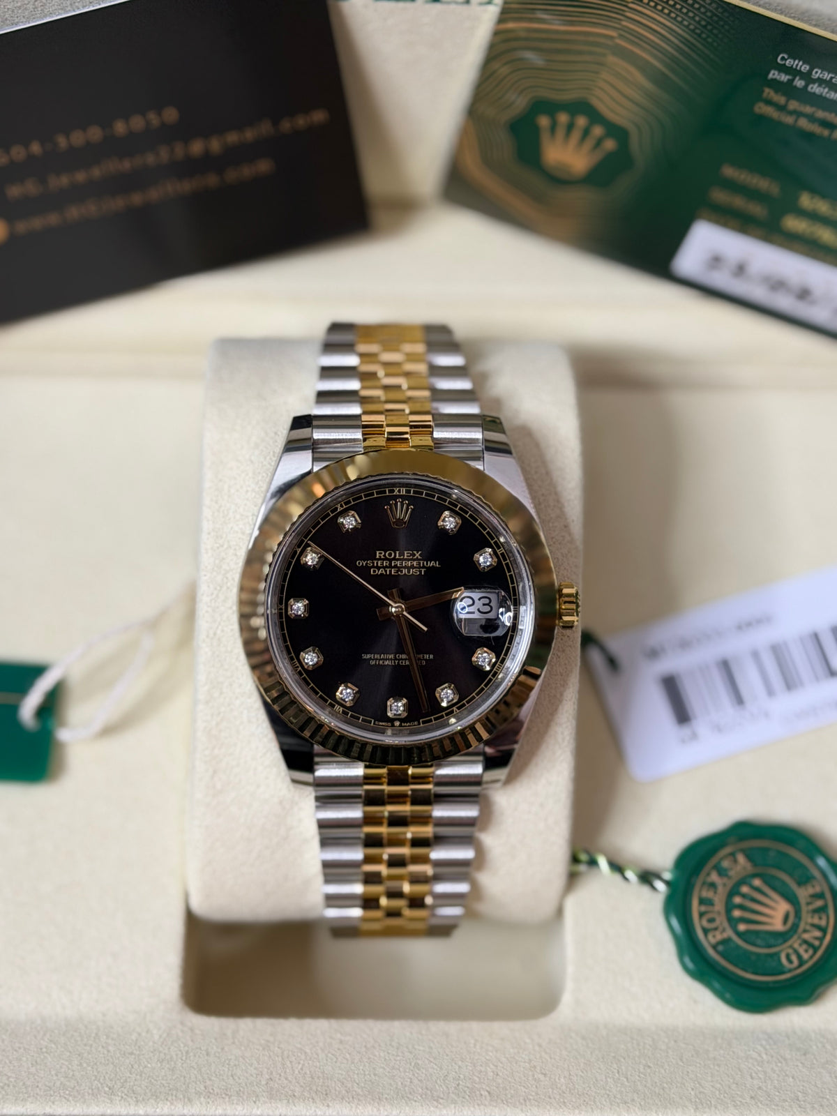 2026 126333 “Diamond dot BLK” 41mm