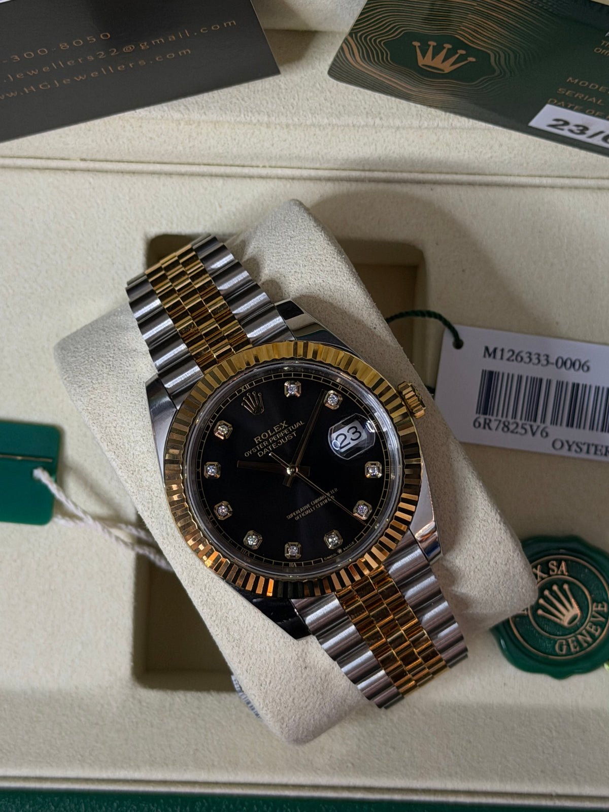 2026 126333 “Diamond dot BLK” 41mm