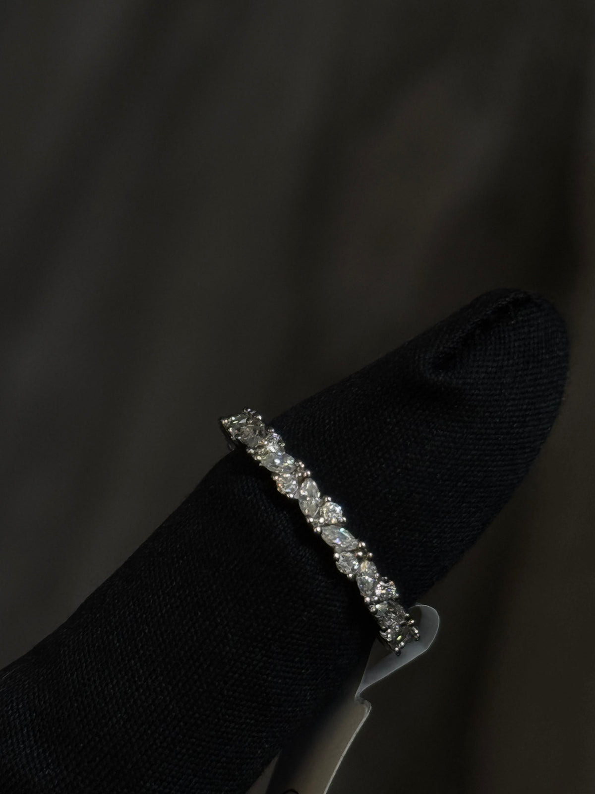1.0CTW “Leaf Litt” Marquise Solitaire Eternity Stacker