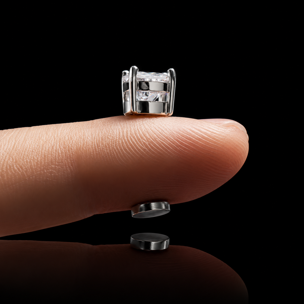 2CT Solitary MAGNETIC Studs 4mm-8mm