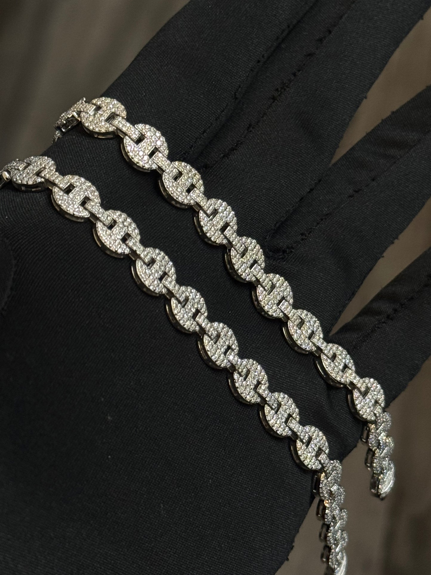 14CTW Gucci Link Bracelet 8mm