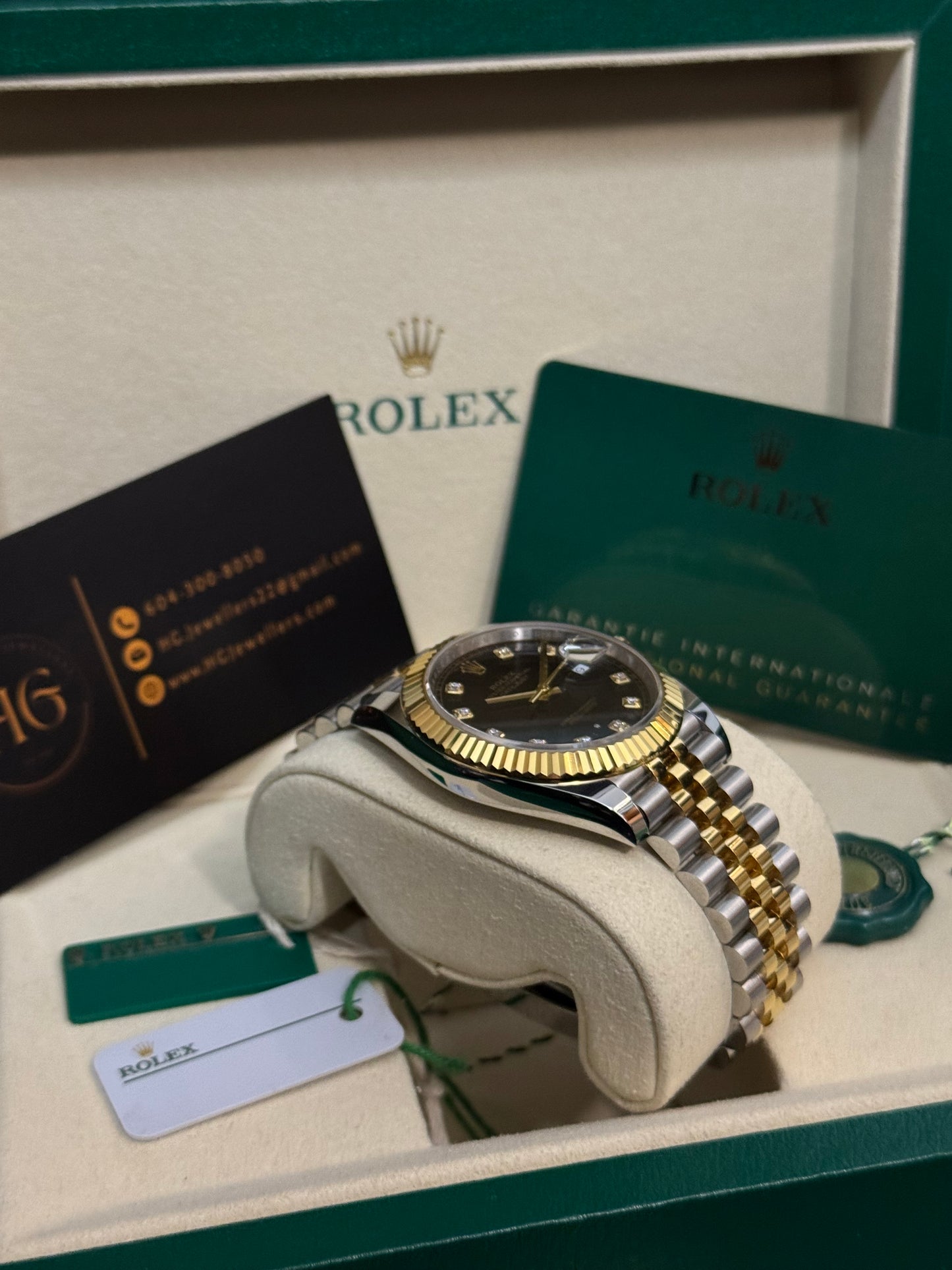2026 126333 “Diamond dot BLK” 41mm
