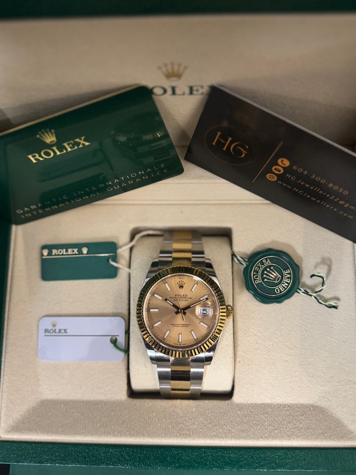 2025 126333 “Champagne ” Oyster Fluted 41mm