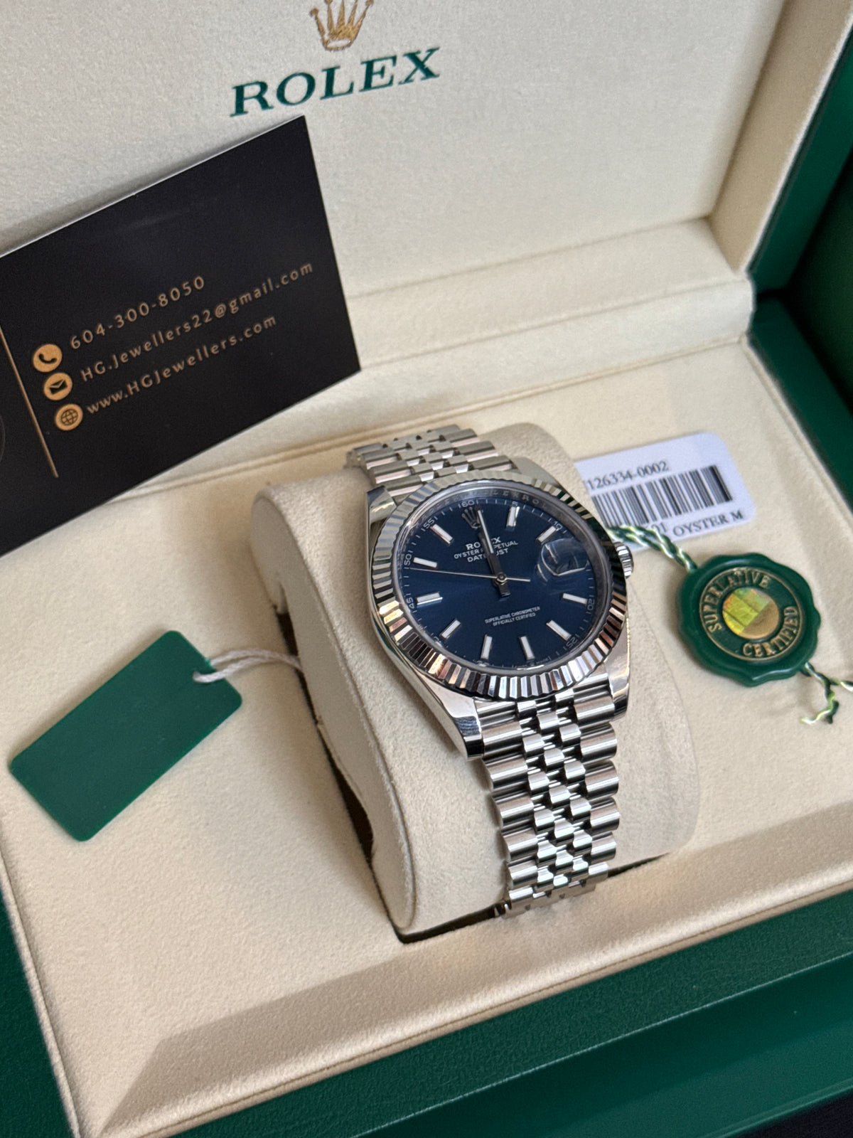 2025 126334 “sunburst Blue” 41mm