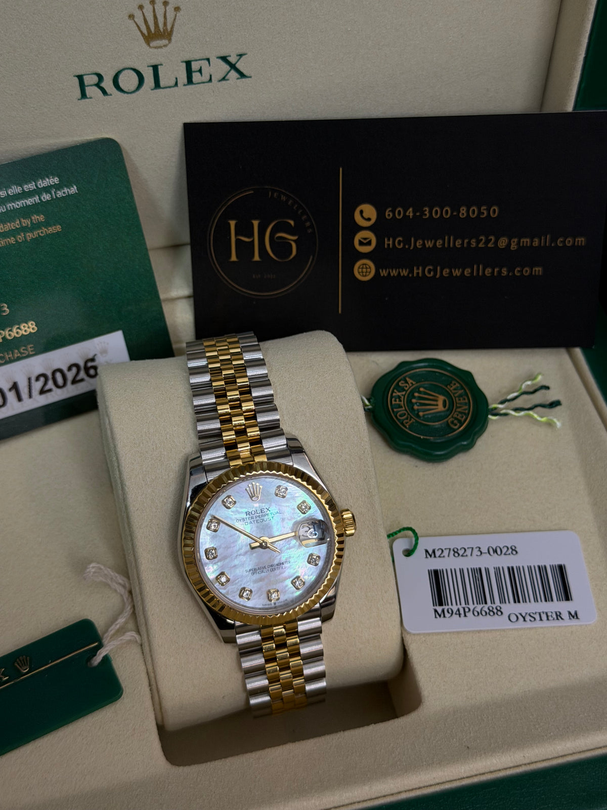2026 278273 “Mother of Pearl” 31mm