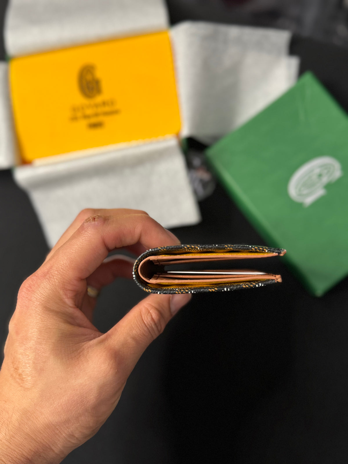 Saint-Pierre Bifold Wallet Black/Tan