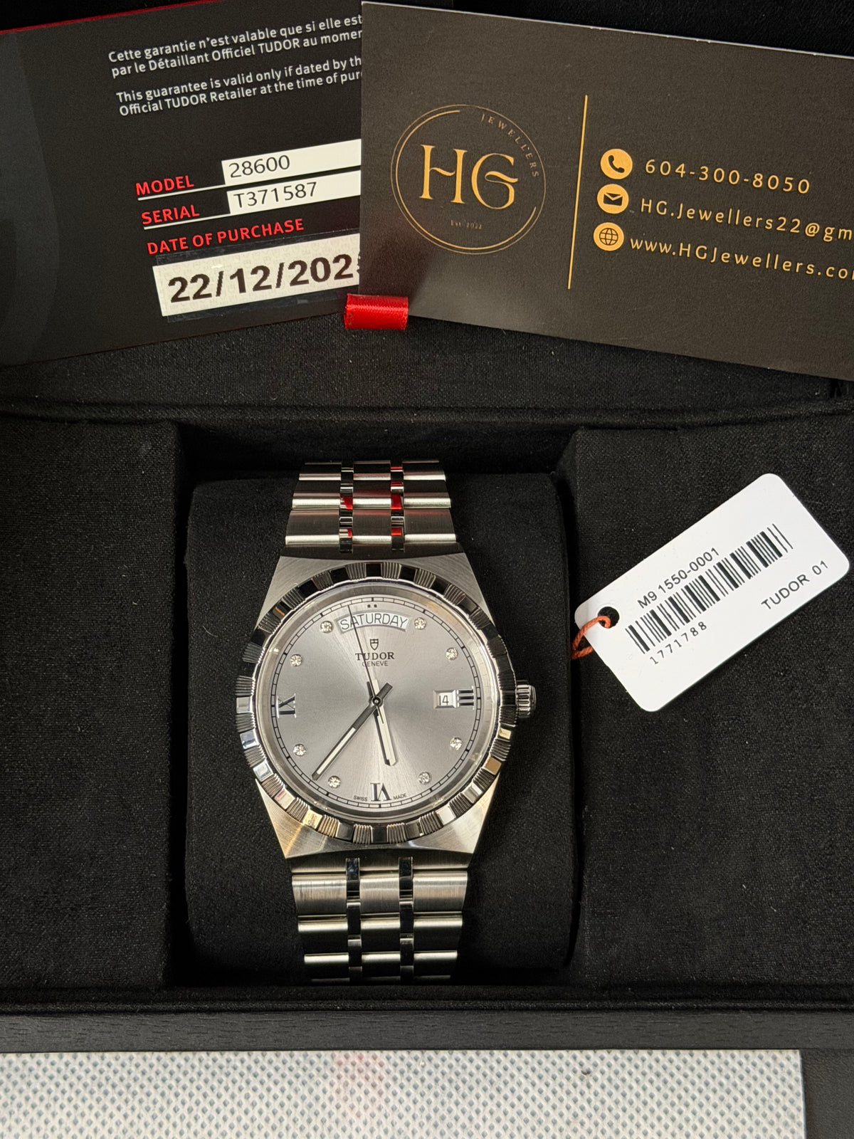 M28600 Royal “Silver Diamond Dot” 41mm