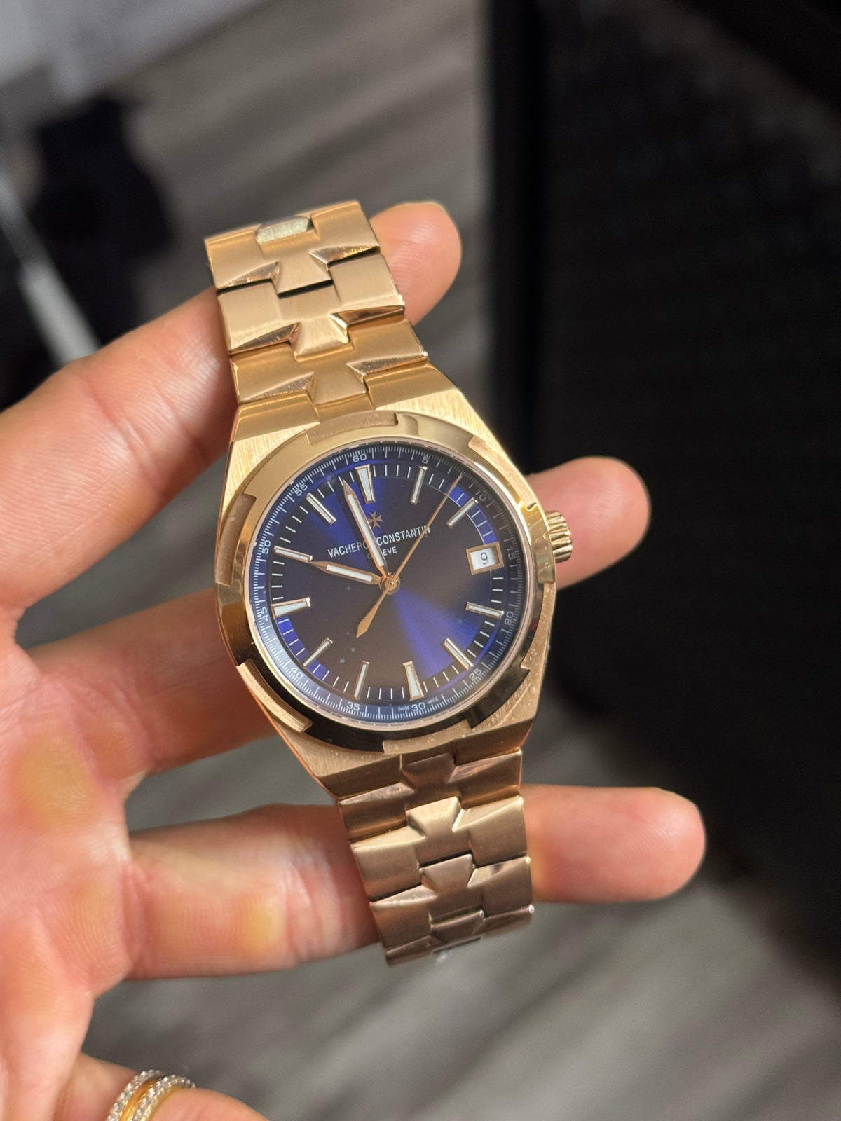 2025 4520v Pink Gold “Sunburst Blue” 41mm