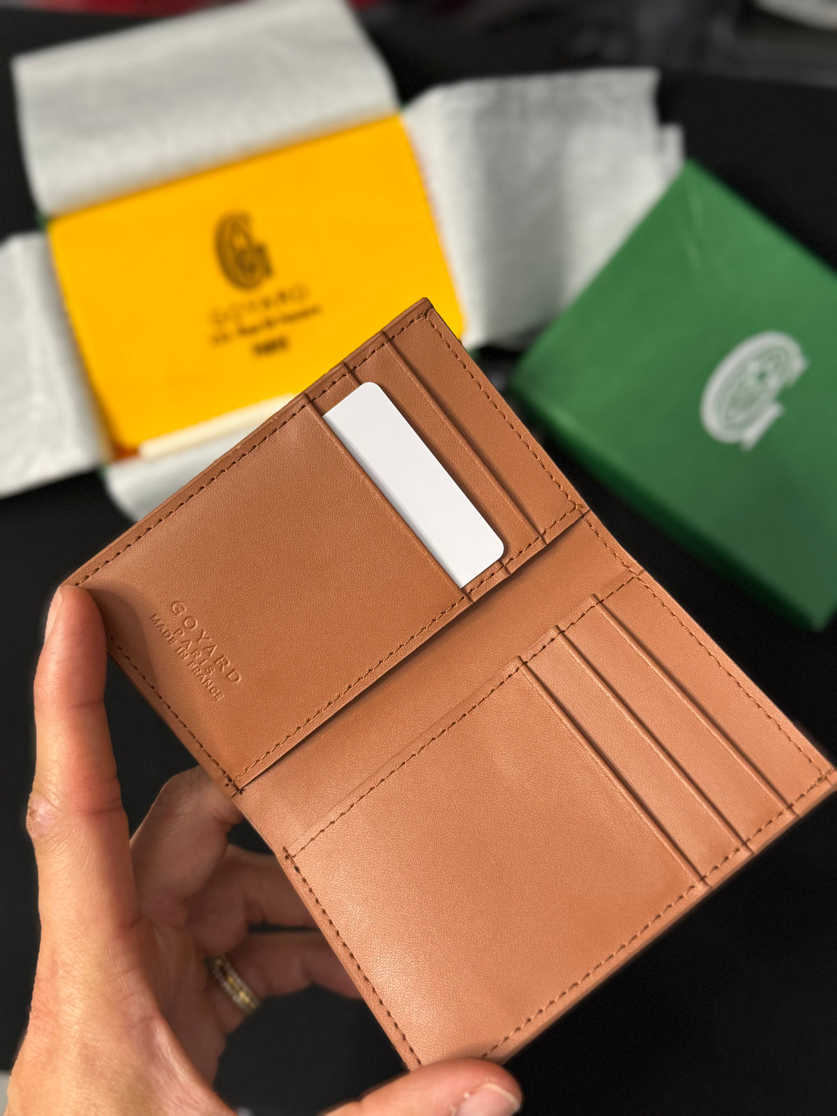 Saint-Pierre Bifold Wallet Black/Tan