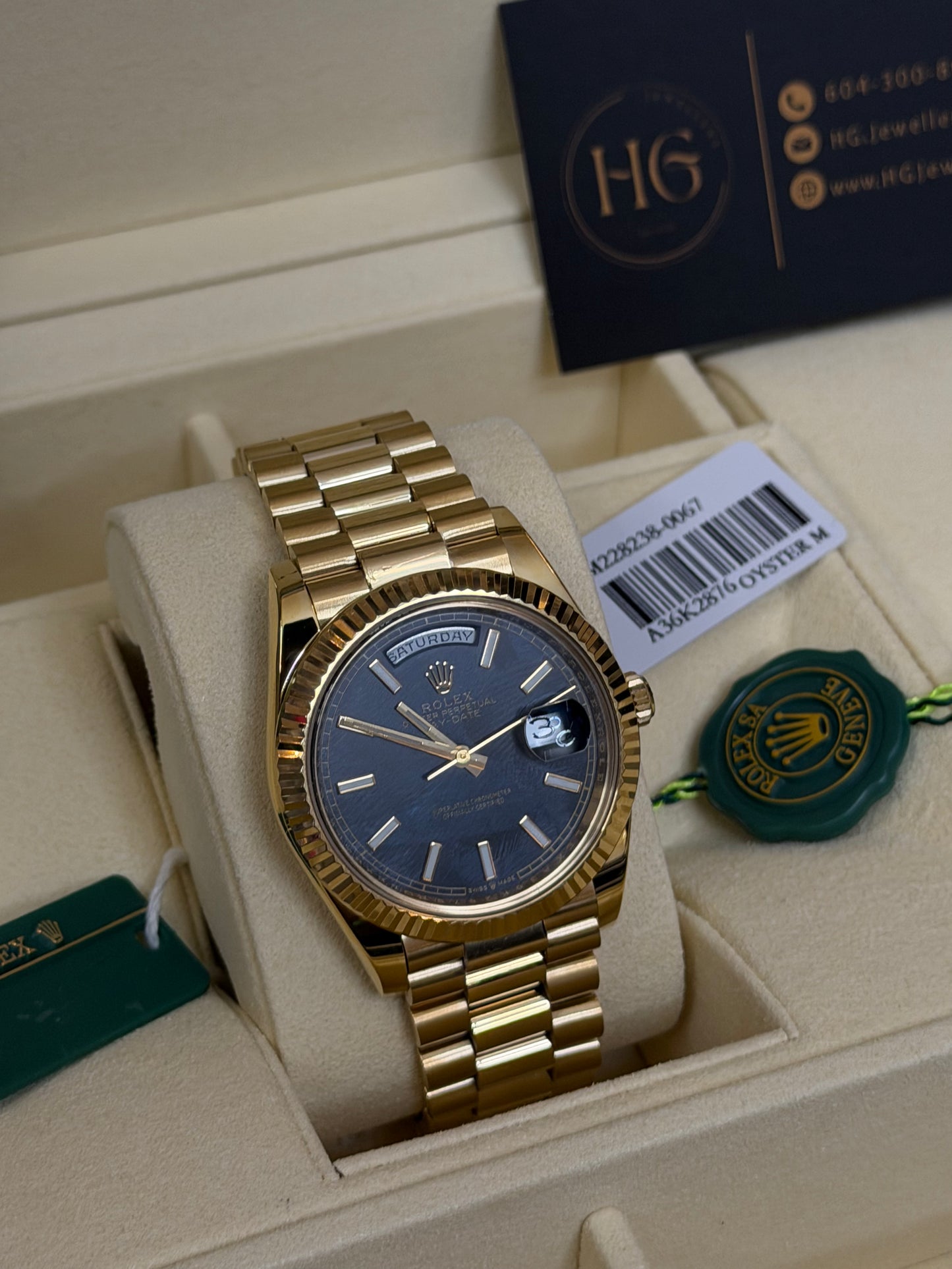 2026 228238 "black" Daydate 40mm