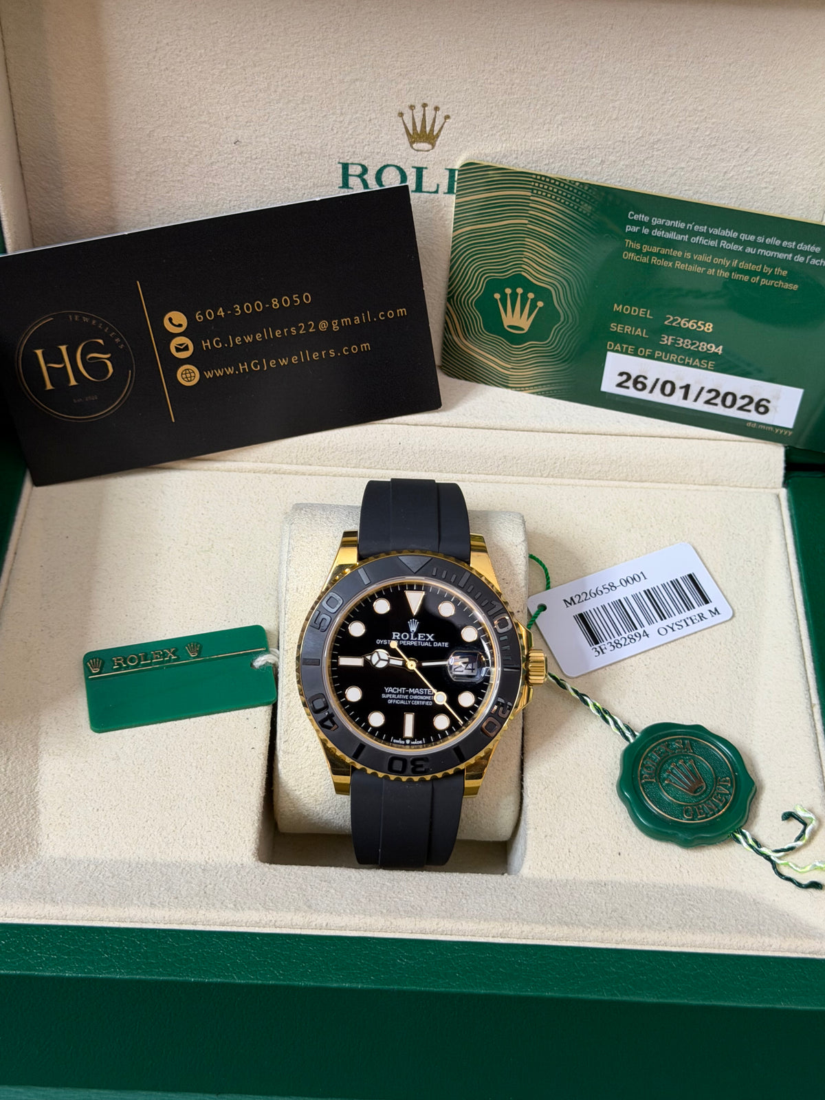 2026 226658 “Black” OysterFlex 42mm