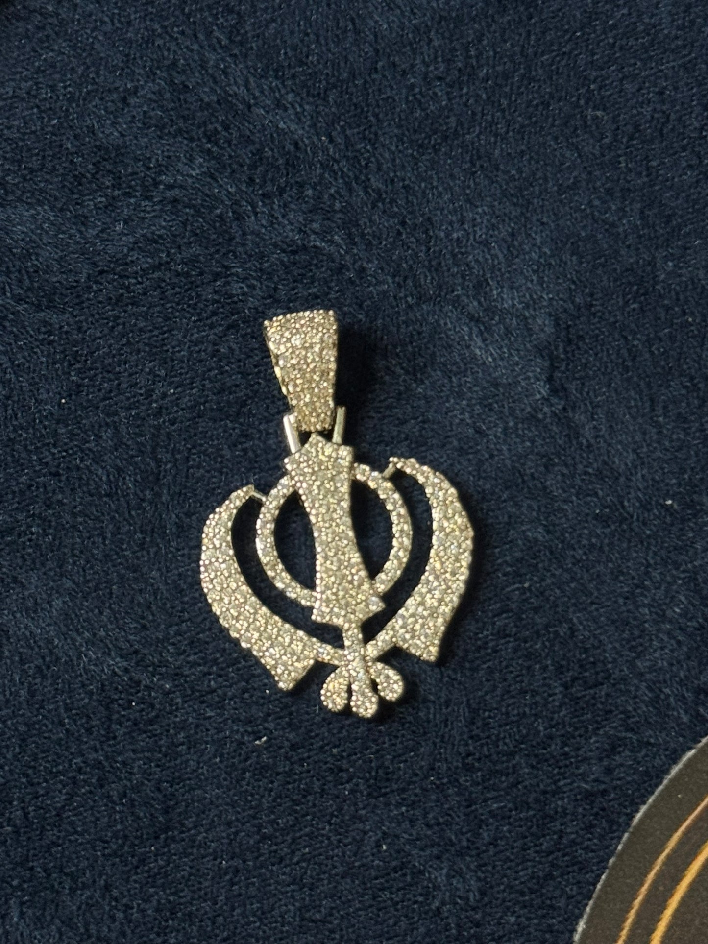 1.5CTW Khanda Pendent