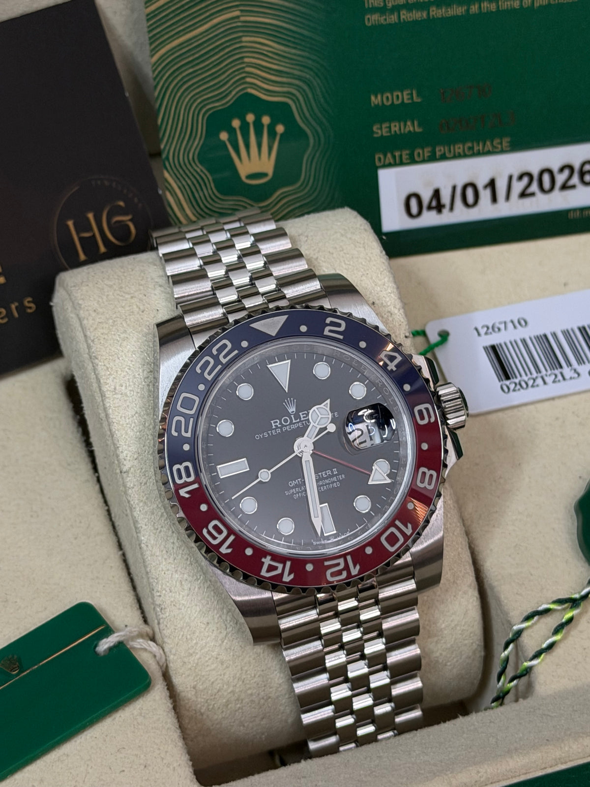 2025 126710BLNO “PEPSI” 40mm