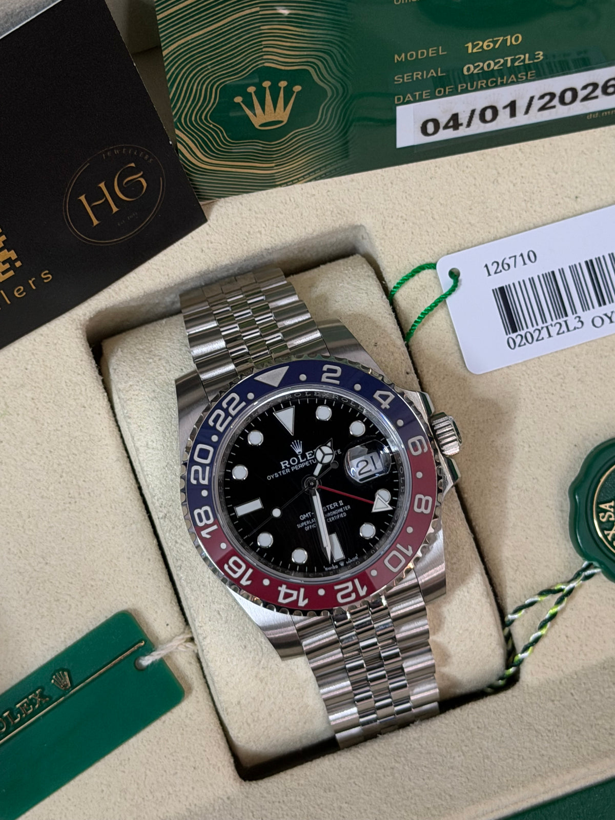 2025 126710BLNO “PEPSI” 40mm