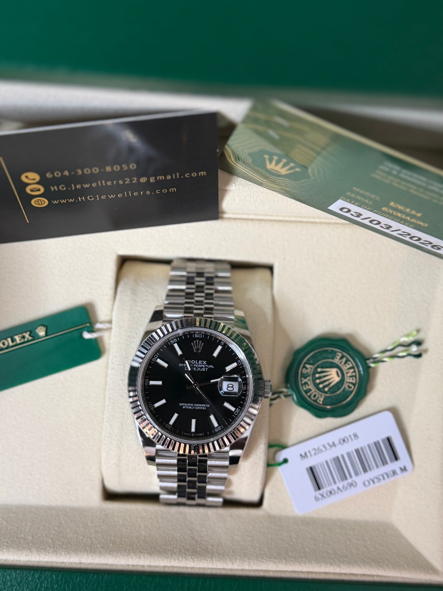 2026 126334 “black” Jubilee 40mm
