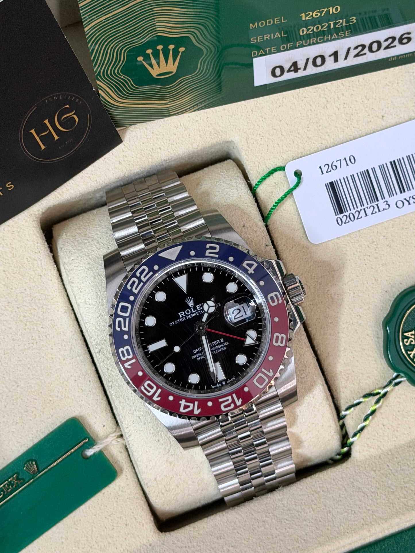 2026 126710BLNO “PEPSI” 40mm