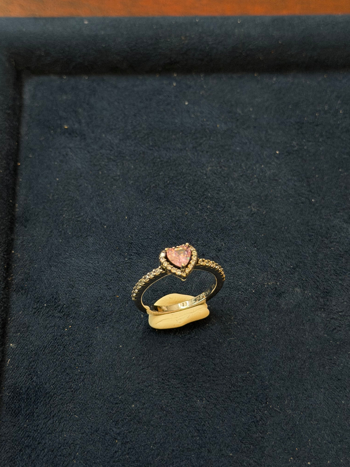 “Pink Promise” Heart Halo Ring