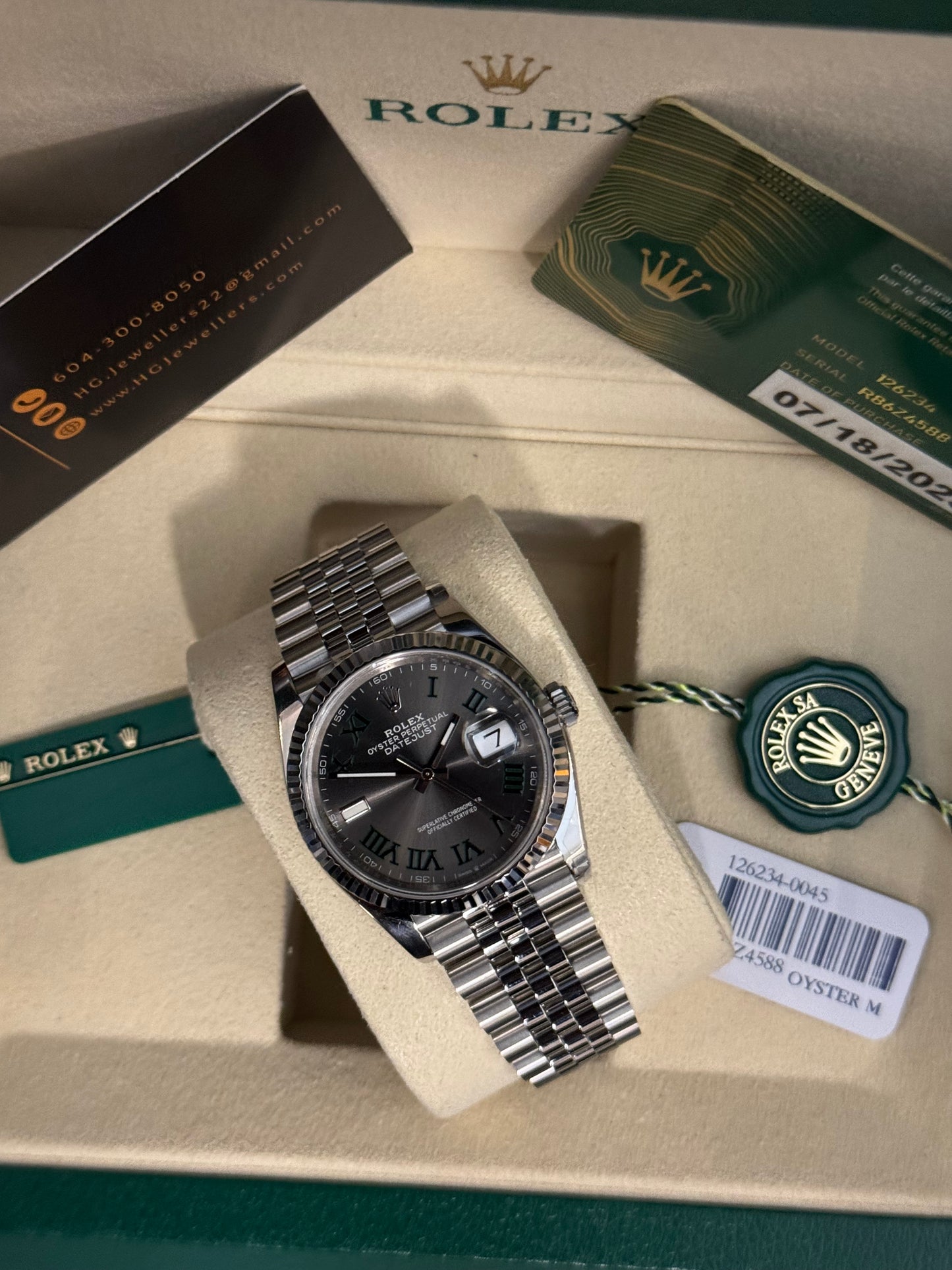 2026 126234 “Wimbledon” 36mm