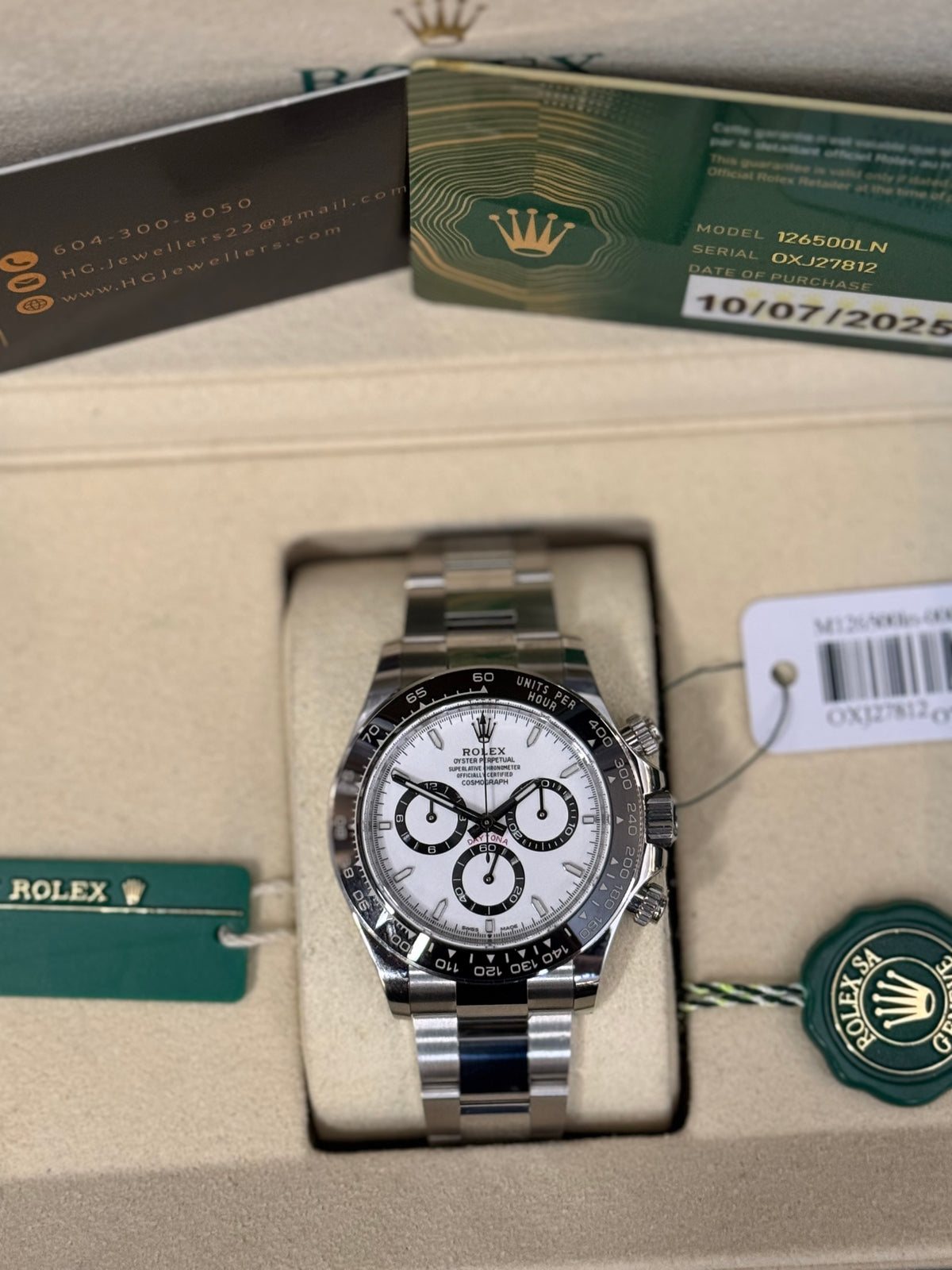 2026 126500LN Daytona “Panda” 40mm