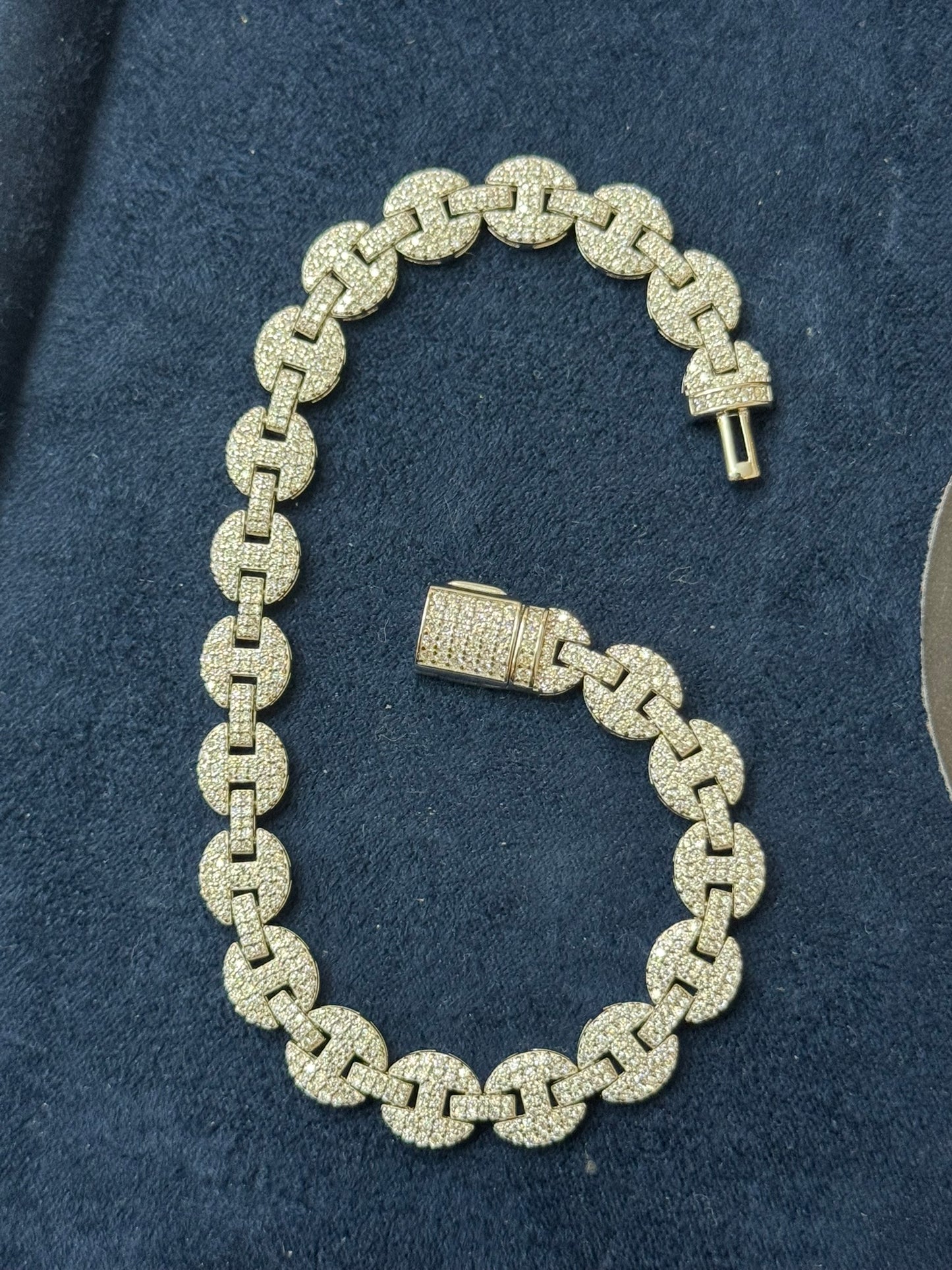 14CTW Gucci Link Bracelet 8mm