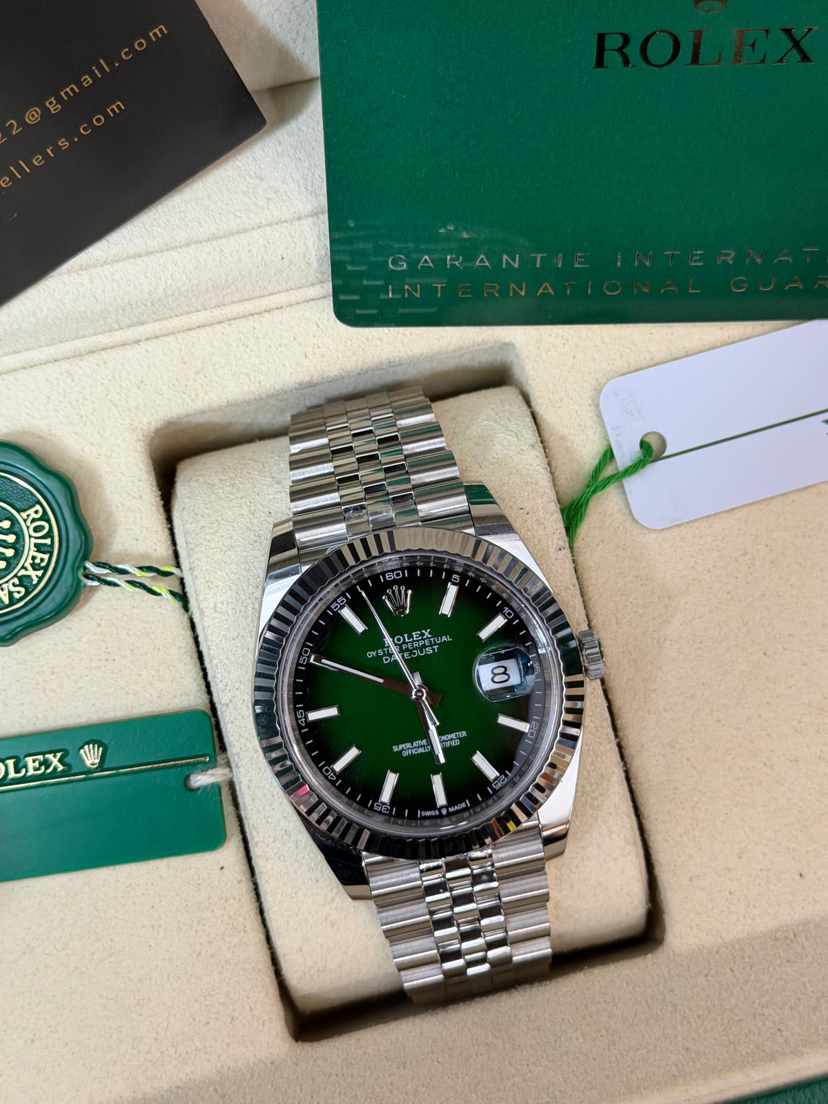 2026 126334 “Ombré Green” 41mm