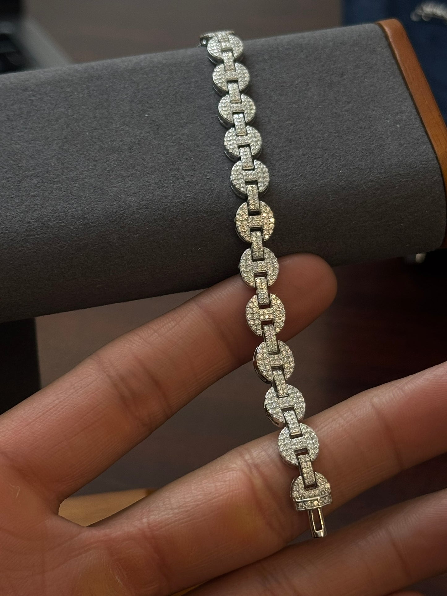 14CTW Gucci Link Bracelet 8mm