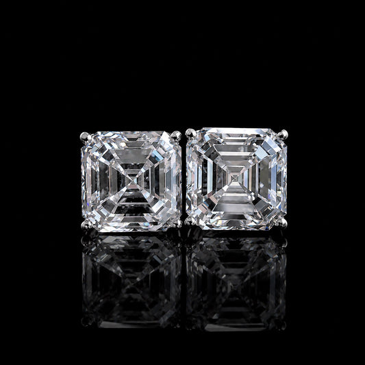2CTW Asscher Cut Solitary