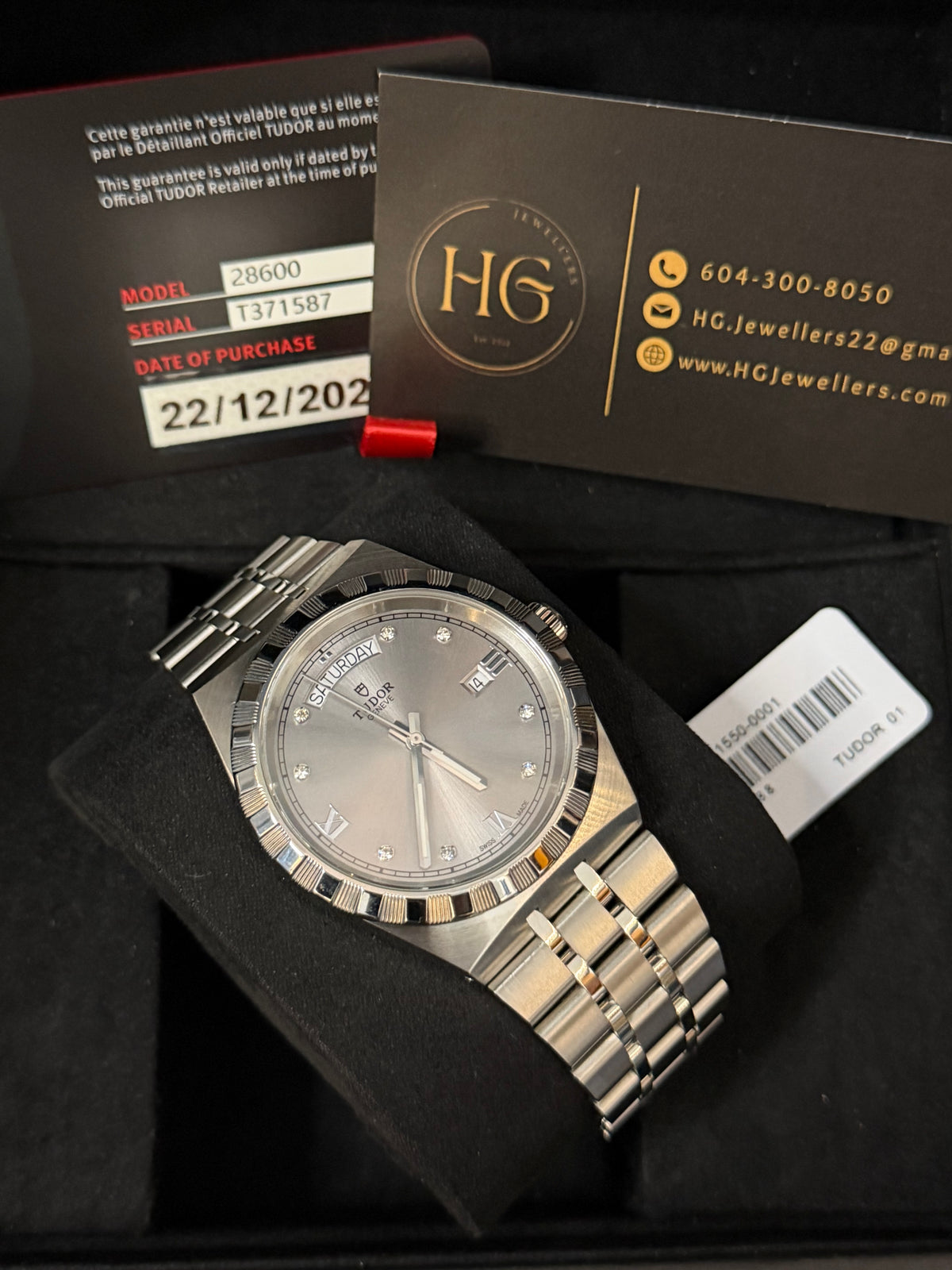 M28600 Royal “Silver Diamond Dot” 41mm
