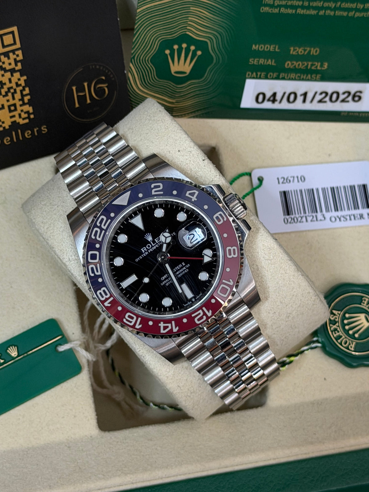 2025 126710BLNO “PEPSI” 40mm