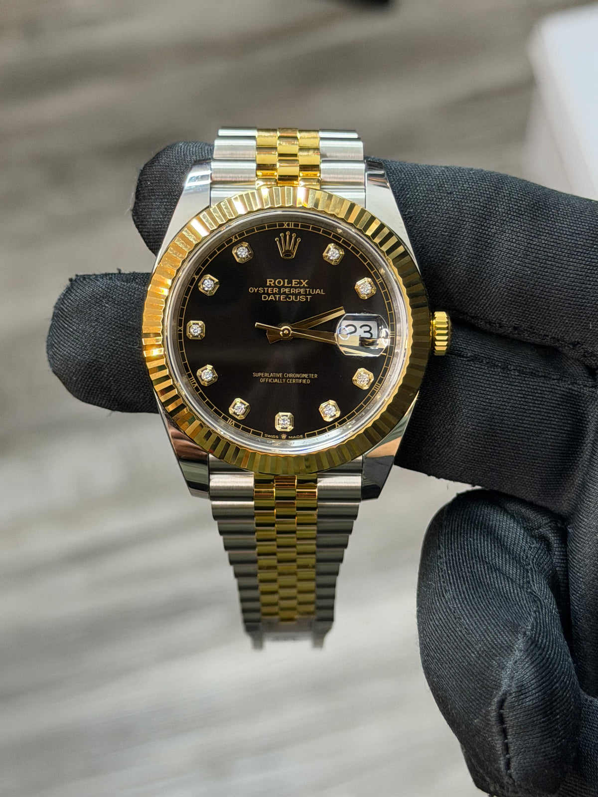 2026 126333 “Diamond dot BLK” 41mm