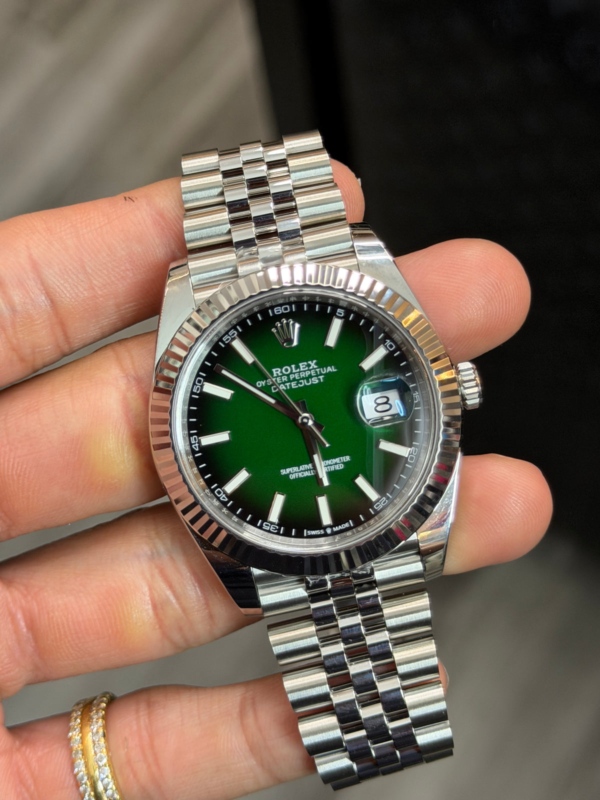 2026 126334 “Ombré Green” 41mm