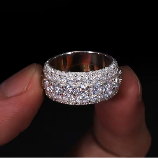 6.5CTW The "Mogul Ring" Rapper style
